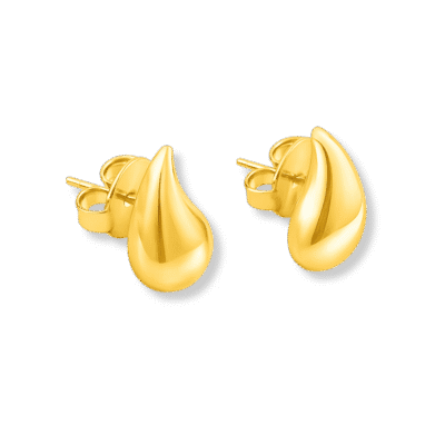 Brinco Suzi Pequeno Banhado a Ouro 18K